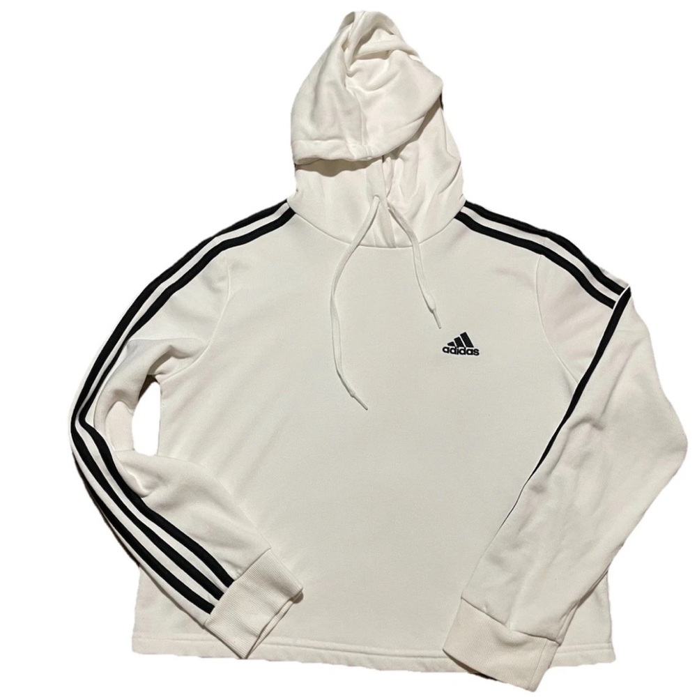 Adidas pullover Ivory hoodie, medium